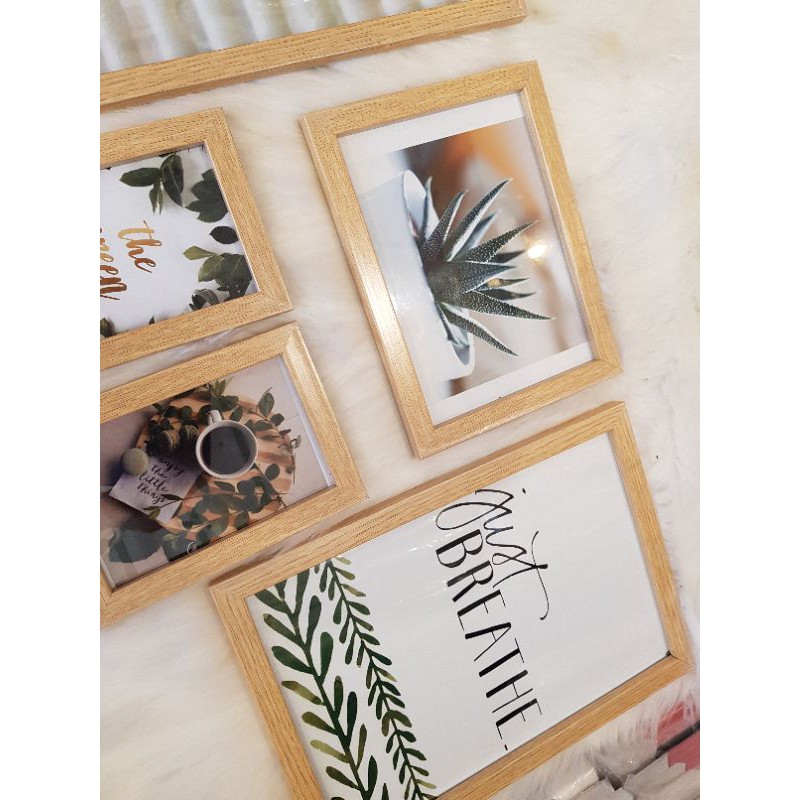 Rẻ nhất Bộ Khung Hàn Quốc Treo Tường Hoa Lá Xanh [Bảo Hành Bể Vỡ) | BigBuy360 - bigbuy360.vn