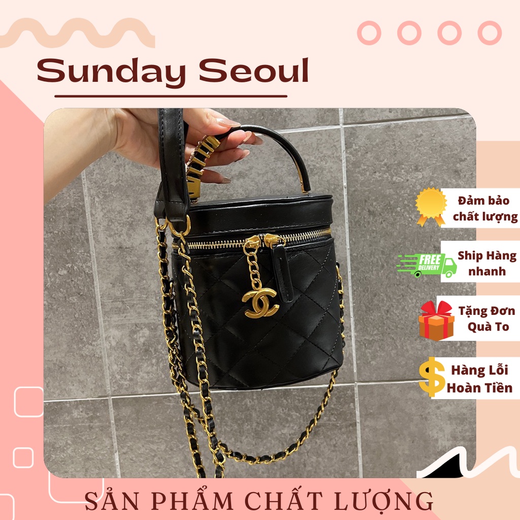 Túi xách nữ, túi đeo chéo nữ, kẹp nách thời trang ❣️Cặp lồng chanel siêu xinh