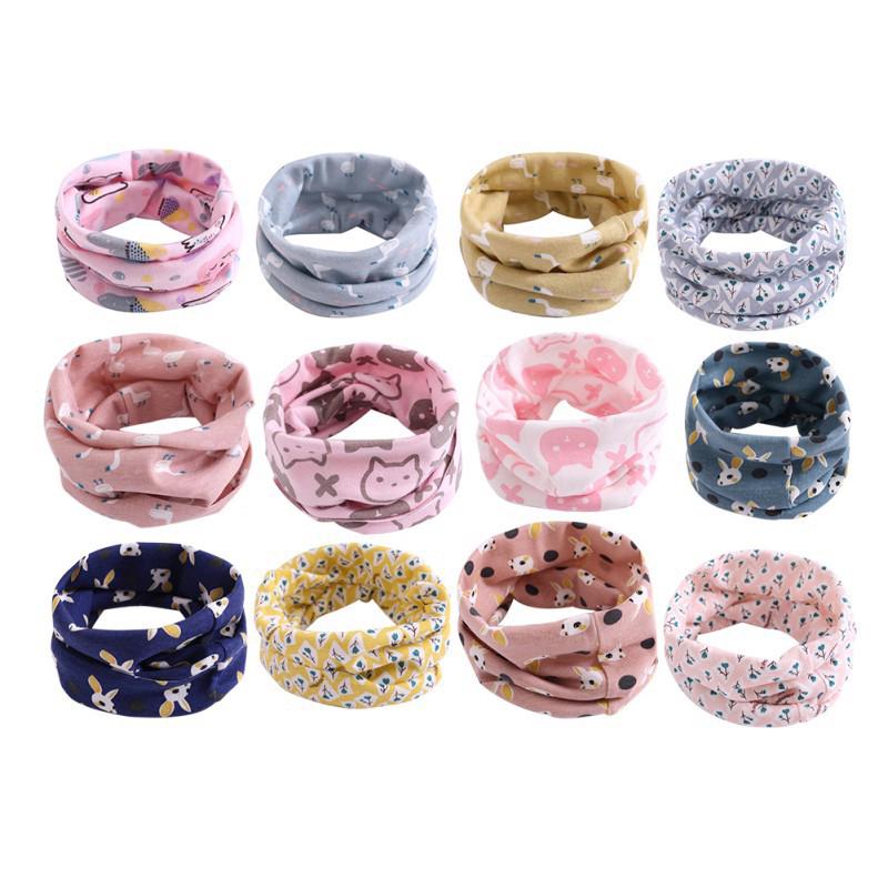 Khăn ống choàng cổ đa năng in họa tiết dễ thương cho bé