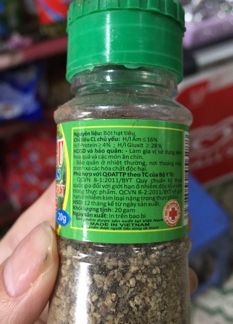 Bột Hạt Tiêu Lọ 20Gr