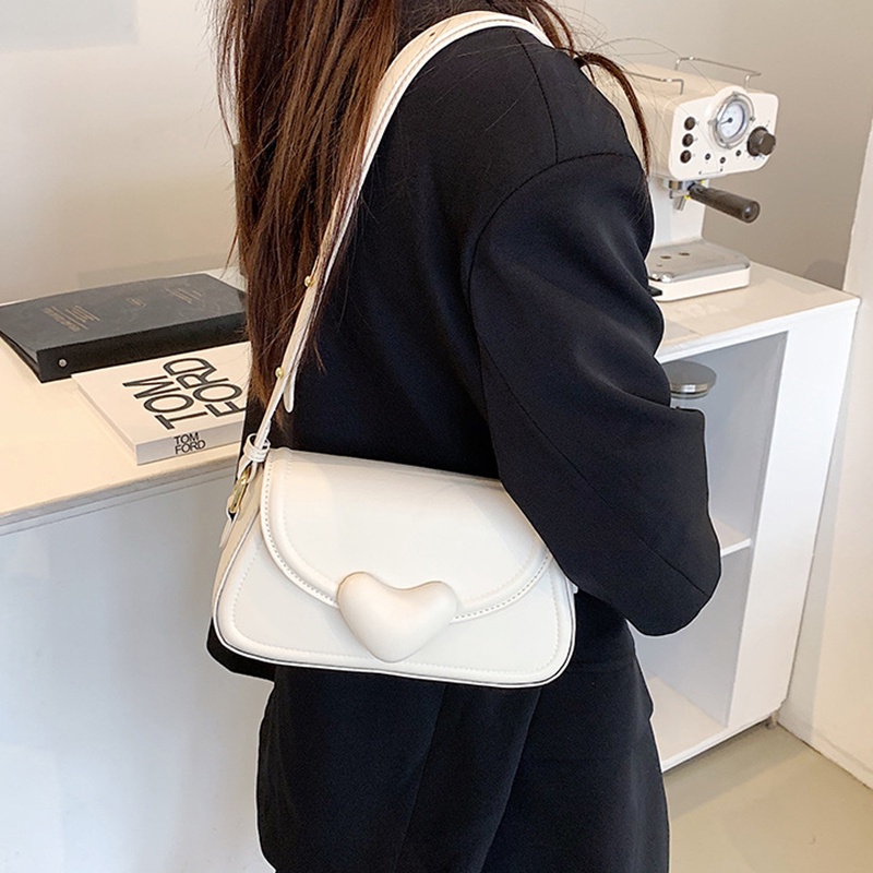 Túi kẹp nách IELGY dáng vuông nhỏ thời trang phong cách Hàn Quốc cho nữ