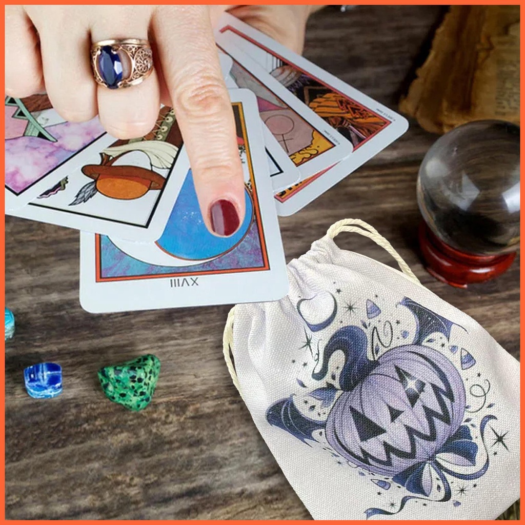 Túi Đựng Thẻ Bài Tarot / Trang Sức Hình Bí Ngô Độc Đáo Trang Trí Tiệc Cưới