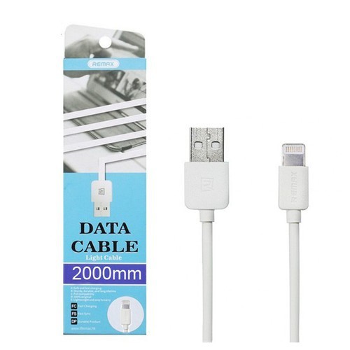 Cáp Sạc Data Lightning Remax RC-06i - Dài 2m - Chất Liệu Nhựa Cao Cấp  - Hàng chính hãng - Bảo Hành 6 Tháng Lỗi Đổi Mới