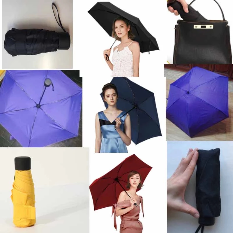 Mini UV Pocket Umbrella/Folding Anti UV Sunshade Windproof Protection Travel Outdoor Portable Umbrellas