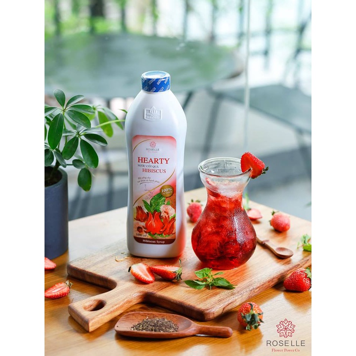 Nước cốt quả Hibiscus (atiso đỏ)