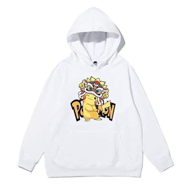 Áo hoodie nỉ pikachu