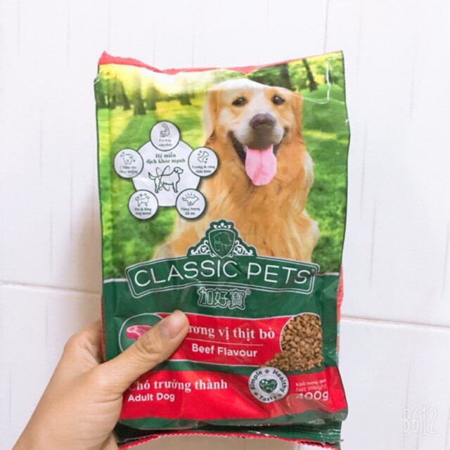 THỨC ĂN HẠT KHÔ CHÓ TRƯỞNG THÀNH CLASSIC PETS Adult 400G 400Gr