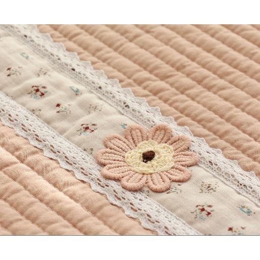 Thảm cotton mỏng, thảm quilt lót ghế bàn ăn,bàn làm việc,bàn uống trà  vải cotton kích thước 48x48cm