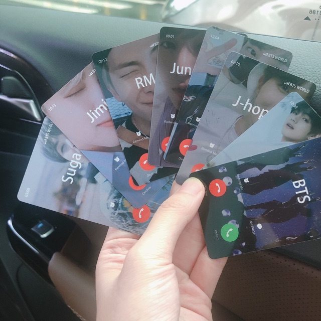 Card cứng BTS/Card cứng BTS Calling Screen