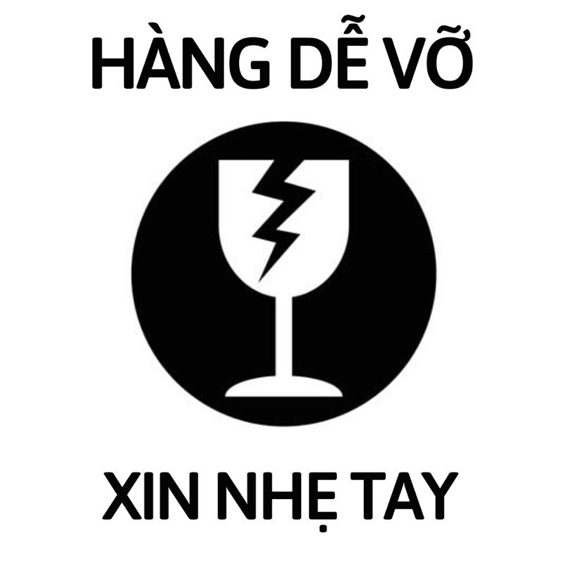 600 tem dán cảnh báo hàng dễ vỡ/ Tem hàng dễ vỡ LIYE