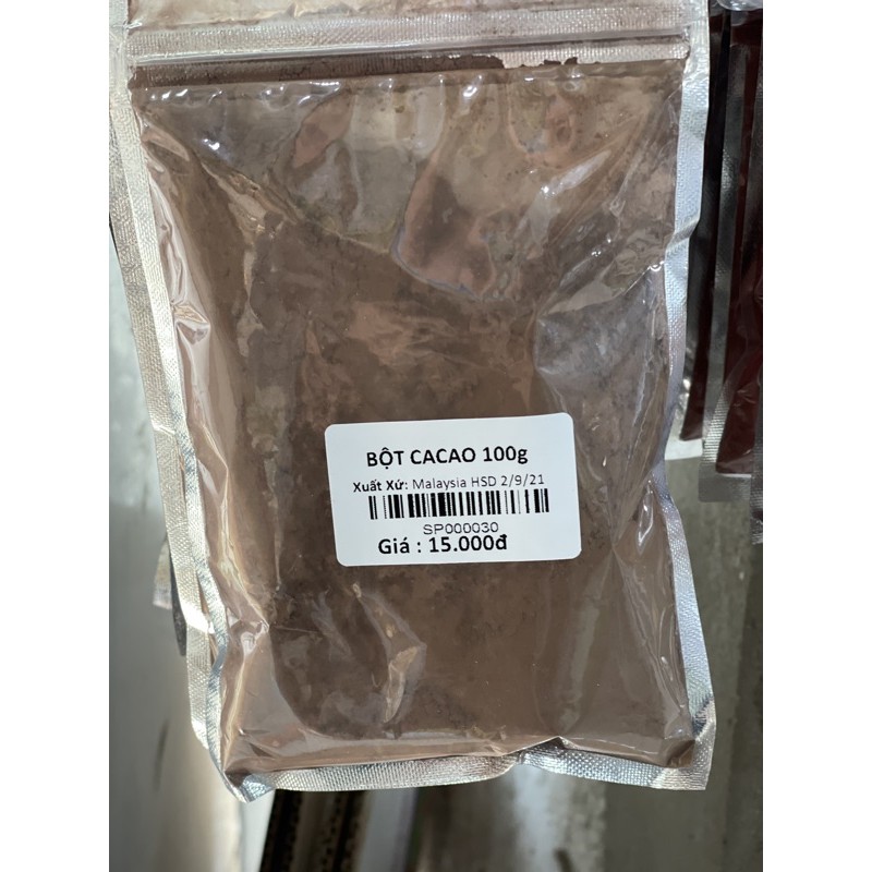 100g Bột cacao Malaysia