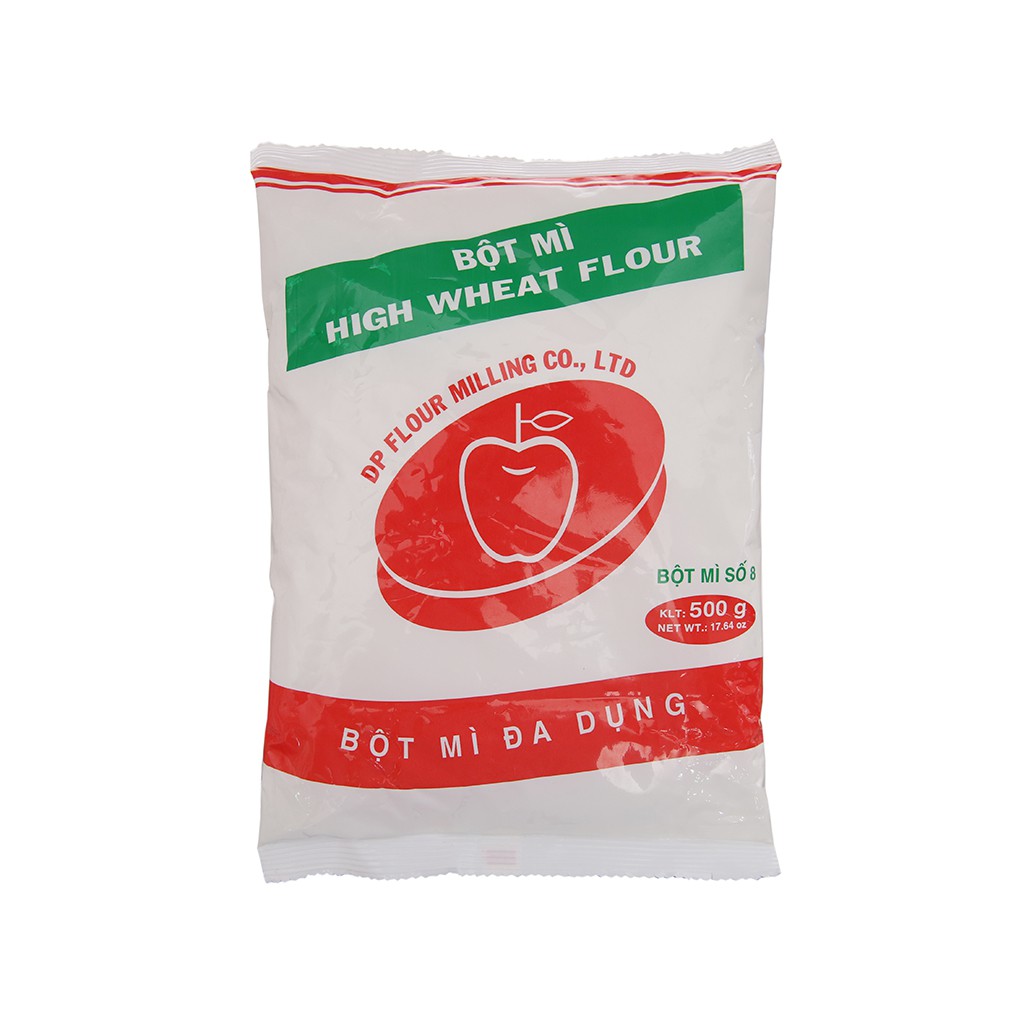 Bột mì đa dụng Vikybomi hiệu Táo Đỏ gói 500g