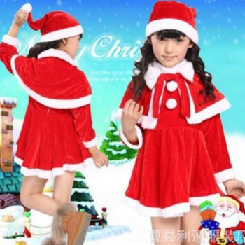 Set noel kèm mũ + áo choàng xinh cho bé size 90-160-