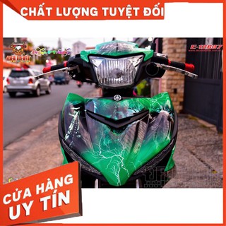 Tem Xe Exciter 150 Death Xanh Đen