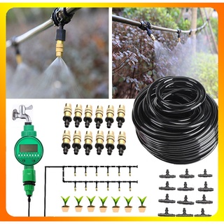 Bộ tưới cây tự động - tưới tự động phun sương 10 20 30 béc đồng tưới lan, tưới hoa