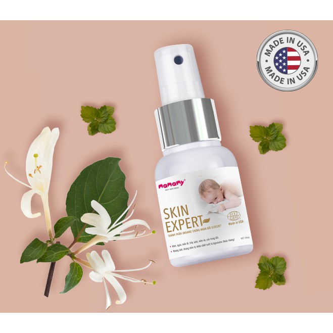 Xịt kháng khuẩn cho da thay Kem hăm an toàn cho da bé Skin Expert Mamamy 50ml/chai