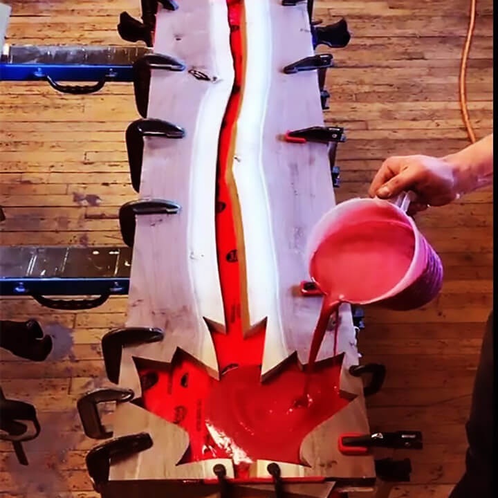 32 Màu Bột camay nhũ ánh kim pha Epoxy Resin