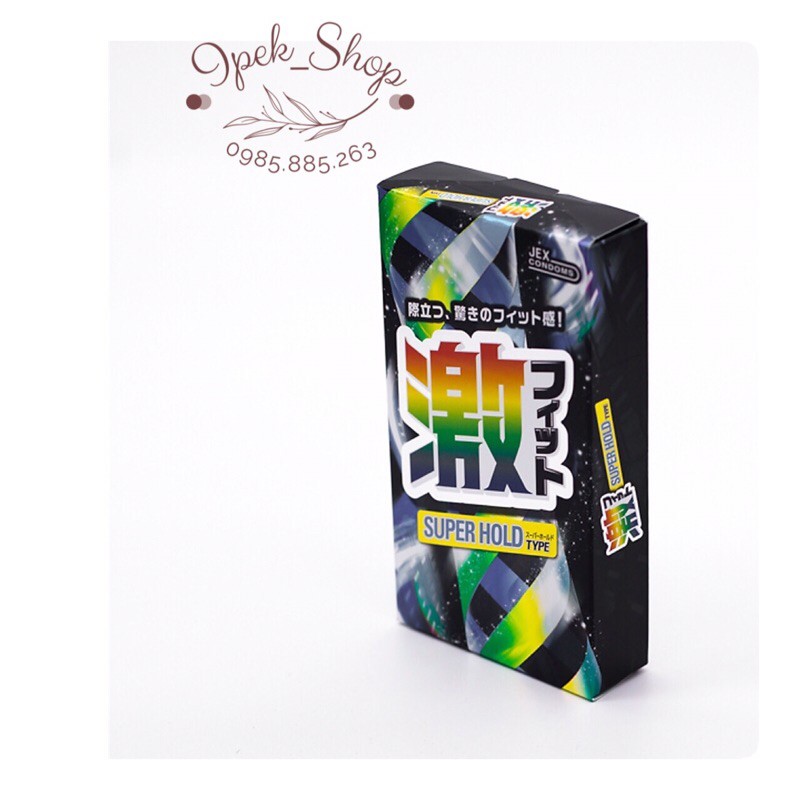 Bao cao su JEX  Super Hold - hộp 8 Pcs - Ipek_Shop