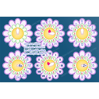 [Đồ dùng dạy học] Hoa đa năng 12 cánh