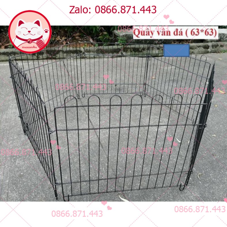 ⚡𝐅𝐑𝐄𝐄𝐒𝐇𝐈𝐏⚡ Quây cho chó Hàng rào vân đá 6 tấm 63cm x 63cm
