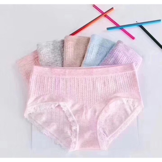 BAO GIÁ TOÀN QUỐC- QUẦN LÓT COTTON VIỀN REN CO GIÃN CHẤT ĐẸP