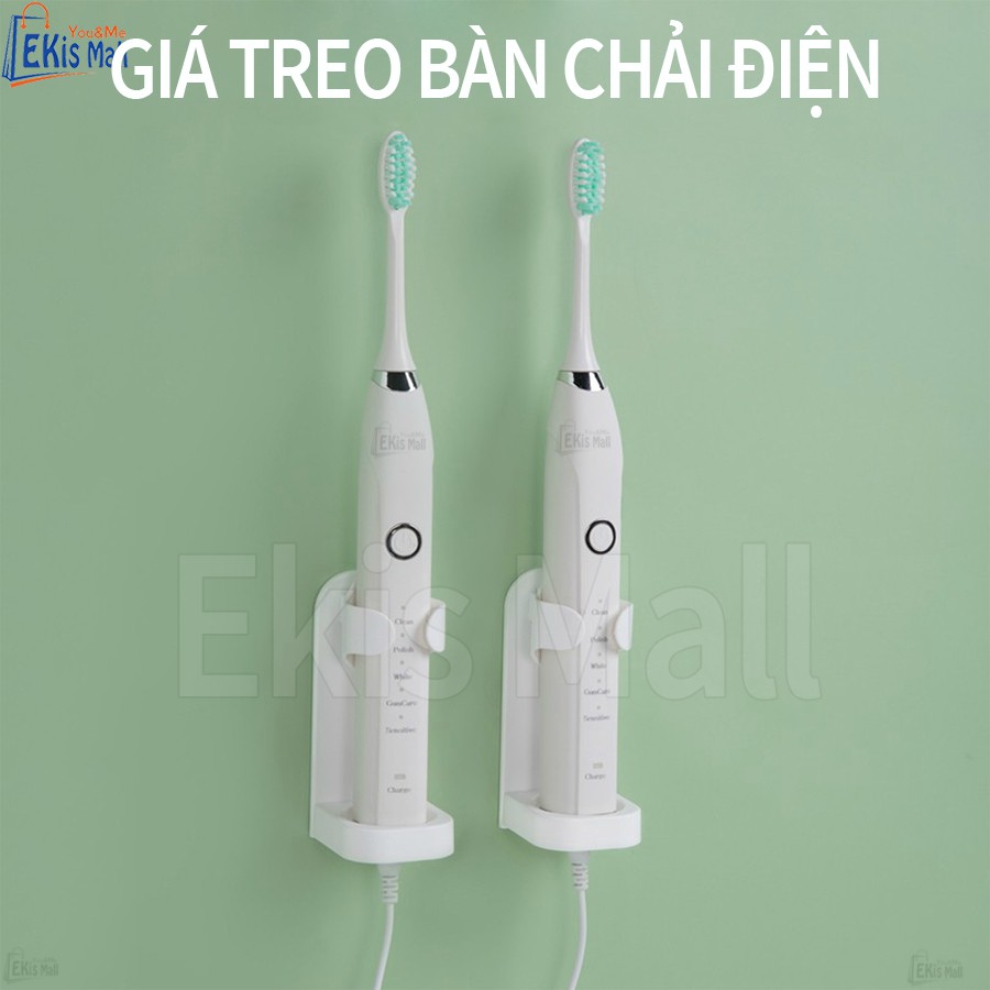 Giá đỡ kệ đỡ bàn chải đánh răng điện dán tường