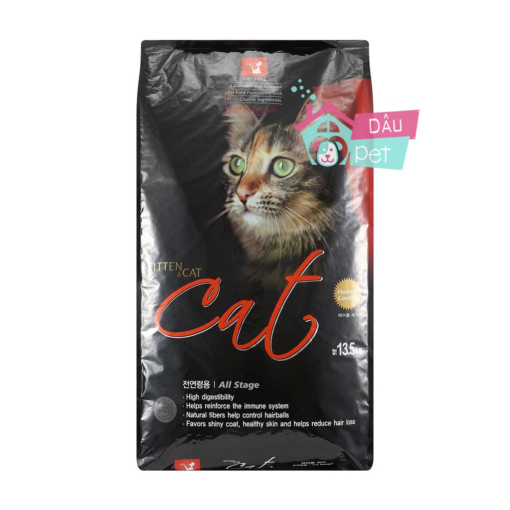 Thức ăn mèo hàn quốc hạt CAT'S EYE (bao nguyên 13,5kg)