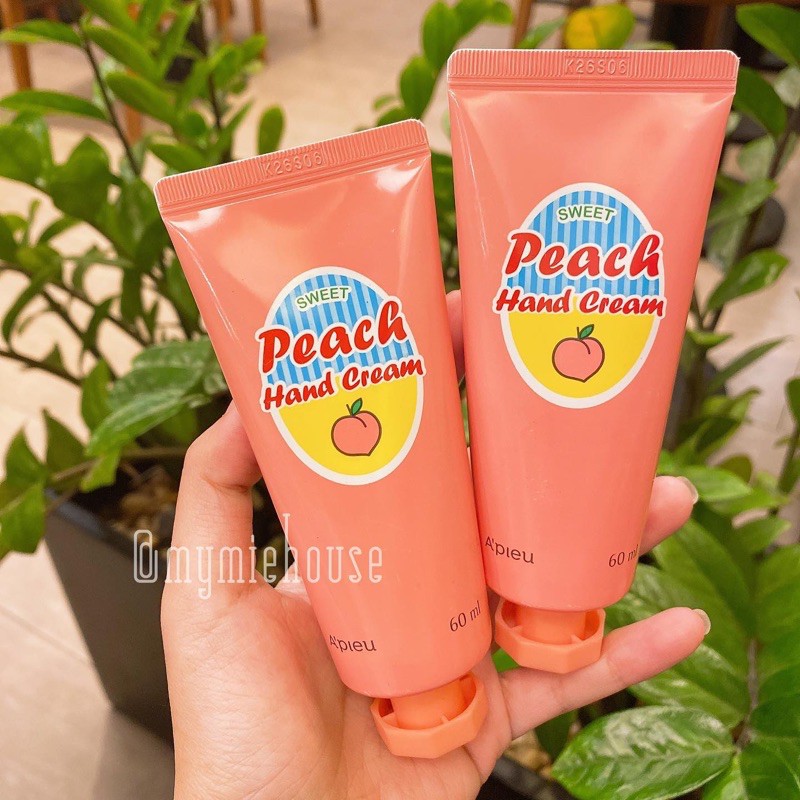 KEM DƯỠNG DA TAY TRÁI ĐÀO PEACH HAND CREAM A'PIEU | BigBuy360 - bigbuy360.vn