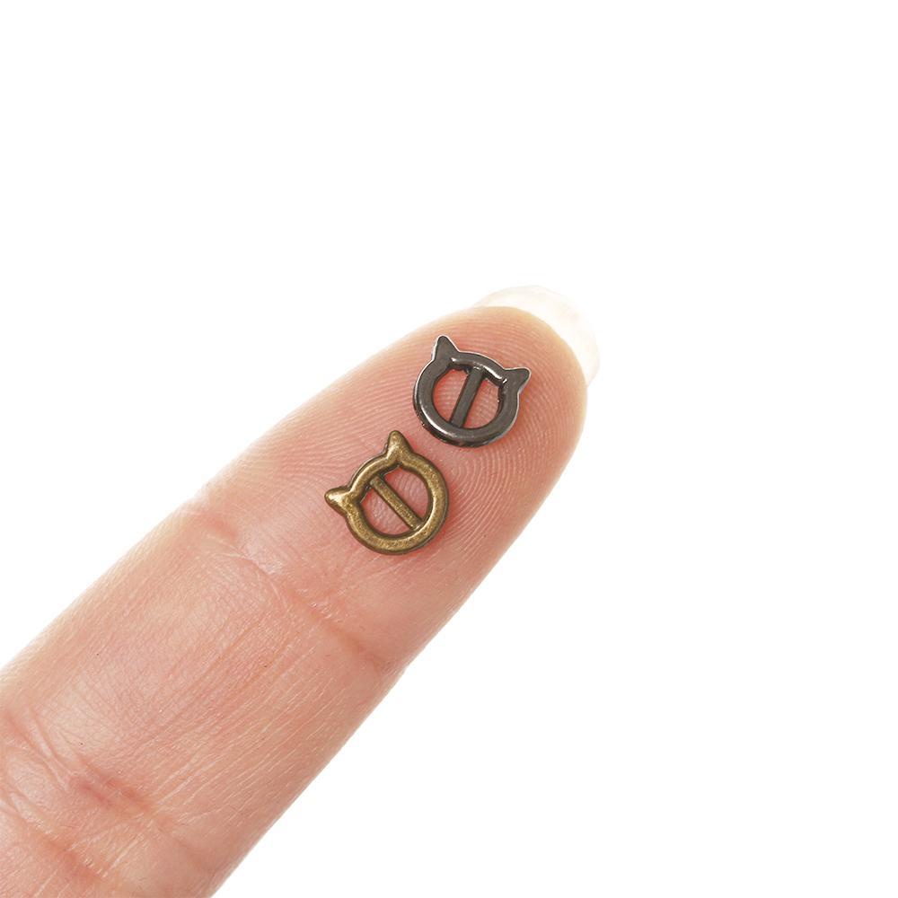 Set 1 / 20 / 40 Móc Khóa Hình Mèo Nhồi Bông Cho Búp Bê LAYOR1