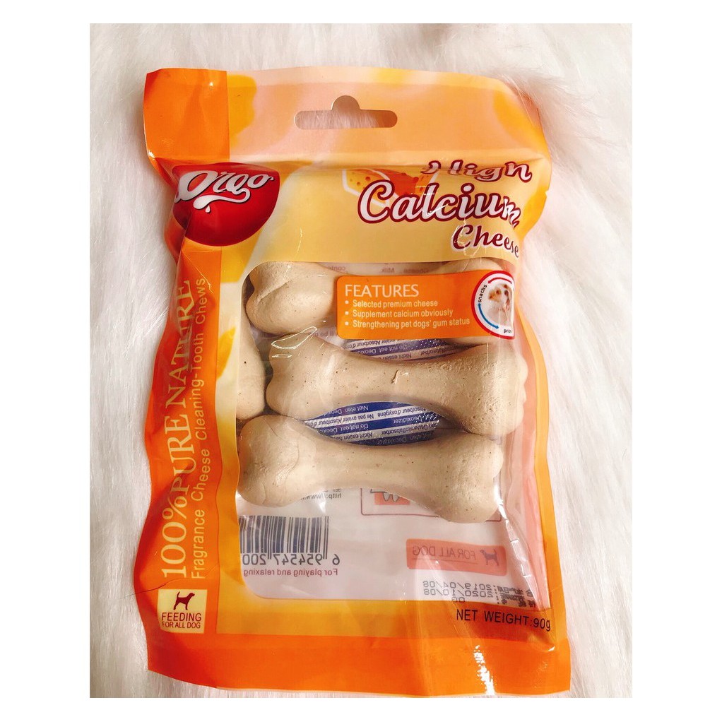Xương gặm Orgo phô mai sạch răng cho Chó - Pet shop Uytinpro