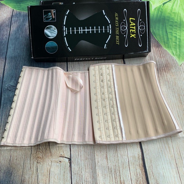 Đai nịt bụng latex 25 xương dáng ngắn 23cm Hi Lạp( có video sản phẩm) | BigBuy360 - bigbuy360.vn