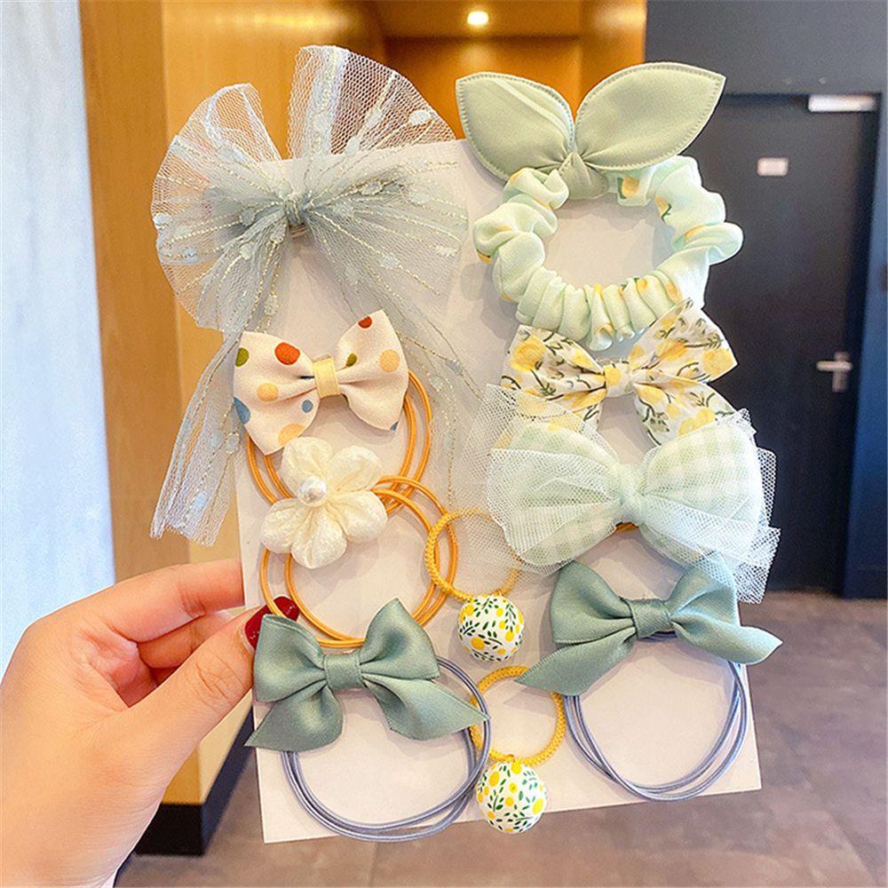 Dây Cột Tóc Co Giãn Xinh Xắn Hợp Thời Trang Cho Bé Gái