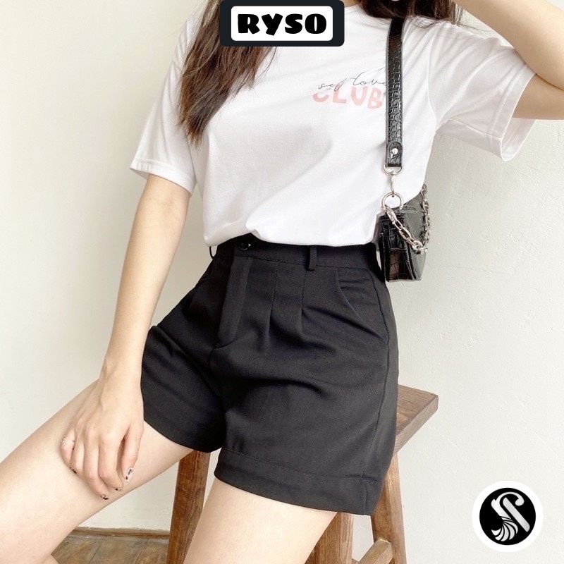 Quần short đùi nữ sooc lưng cáo chất tuyết mưa cao cấp năng động trẻ trung