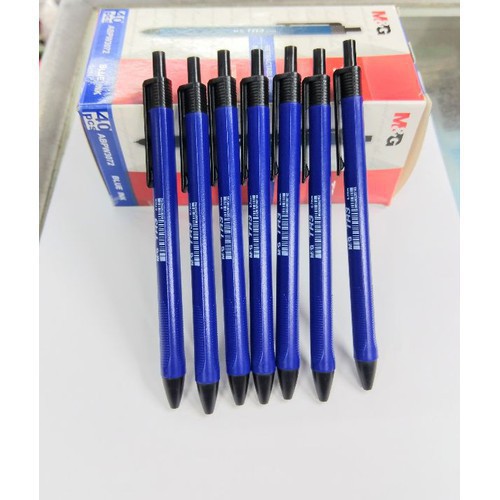 Bút Bi TR3 M&G ABPW3072 ngòi 0.7mm có 3 màu mực xanh, đỏ, đen