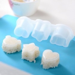 KHUÔN LÀM CƠM BENTO NHẬT BẢN INOMATA hình tim, hình sao, hình gấu dễ thương khiến bé thích thú và ăn được nhiều hơn