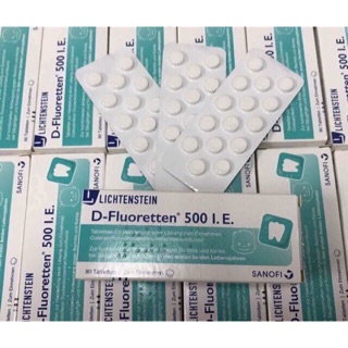 Vitamin d- fluoretten 500 i.e