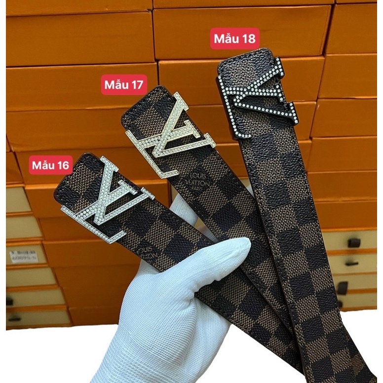 [Đính đá] Thắt lưng lv đính đá/Thắt lưng nam lv