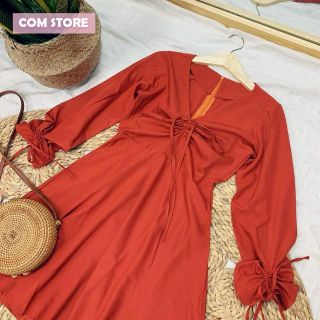 Đầm Nữ suông thắt nơ (KÈM ẢNH THẬT)