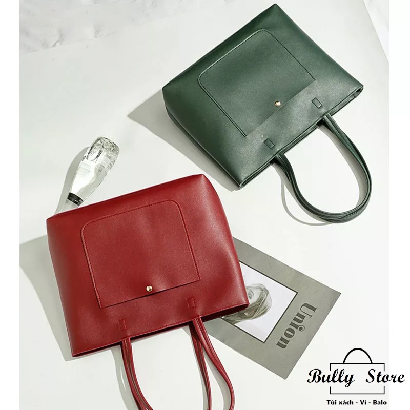 Túi xách nữ da PU đeo vai đựng vừa tài liệu