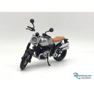 Xe Mô Hình BMW R nineT Scrambler 1:12 Maisto ( Bạc )