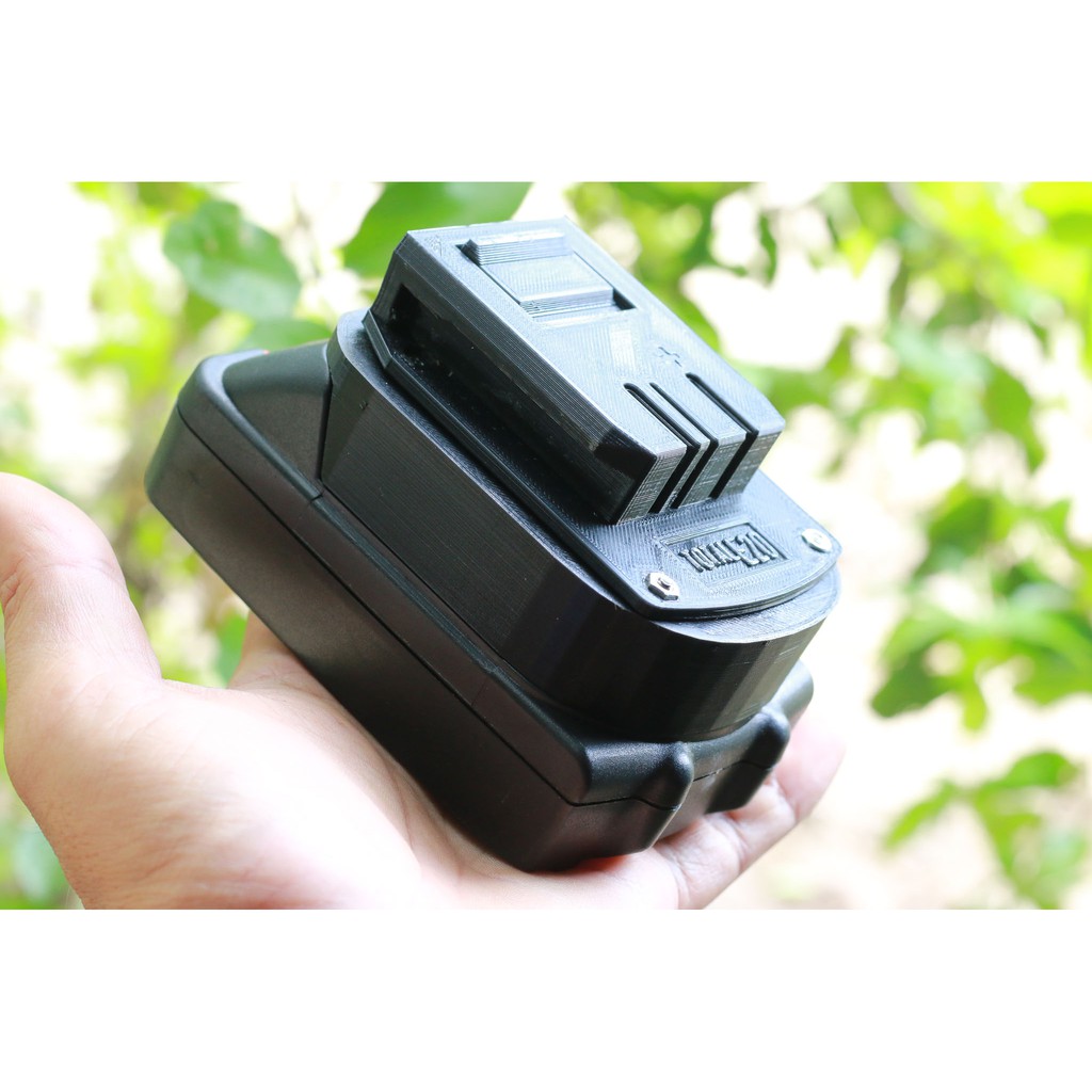 Ngàm chuyển pin Makita 18v cho máy Total E20