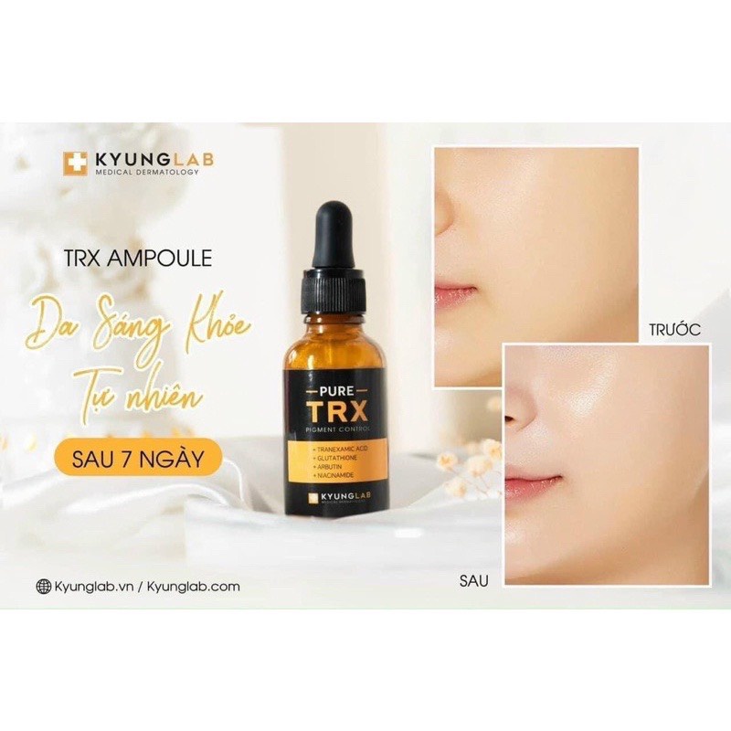 Serum giảm nám trắng da Kyung Lab chính hãng Pure TRX Pigment Control 30ml,tinh chất giảm thâm nám tàn nhang đều màu da