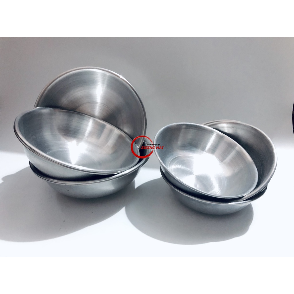 Thau Chậu Dĩa Nhôm Nhỏ Bộ Xóc Bầu Cua, đựng thức ăn