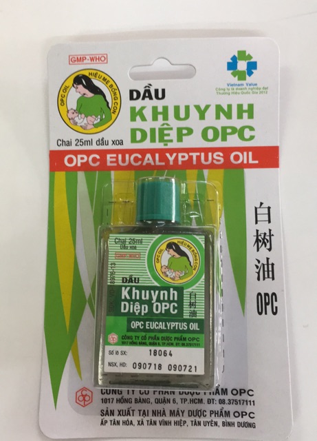 Dầu KHUYNH DIỆP OPC