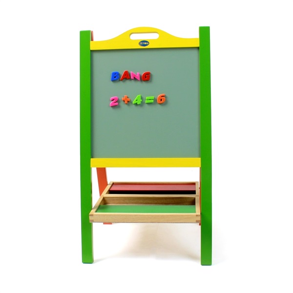 Bảng học thông minh hai mặt cho bé, đồ chơi gỗ Winwintoys
