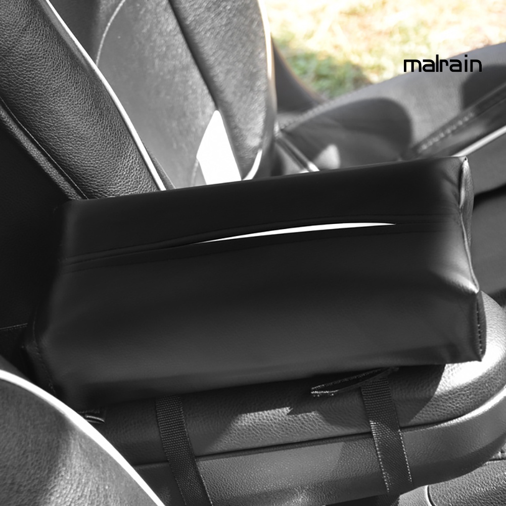 Hộp Da Đựng Khăn Giấy Tiện Lợi Cho Xe Hơi