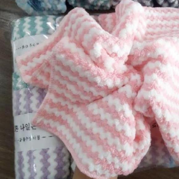 [DEAL SỐC ] KHĂN RỬA MẶT LÔNG CỪU XUẤT HÀN QUỐC KT 50x35cm