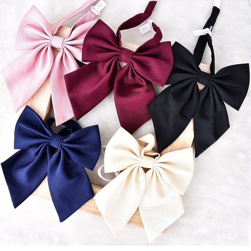 Nơ Thắt Cổ Áo Sơ Mi Phong Cách Nhật Bản Xinh Xắn Cho Nữ