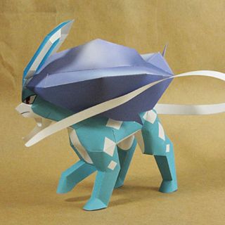 Mô hình giấy Pokemon: Suicune Ver.2