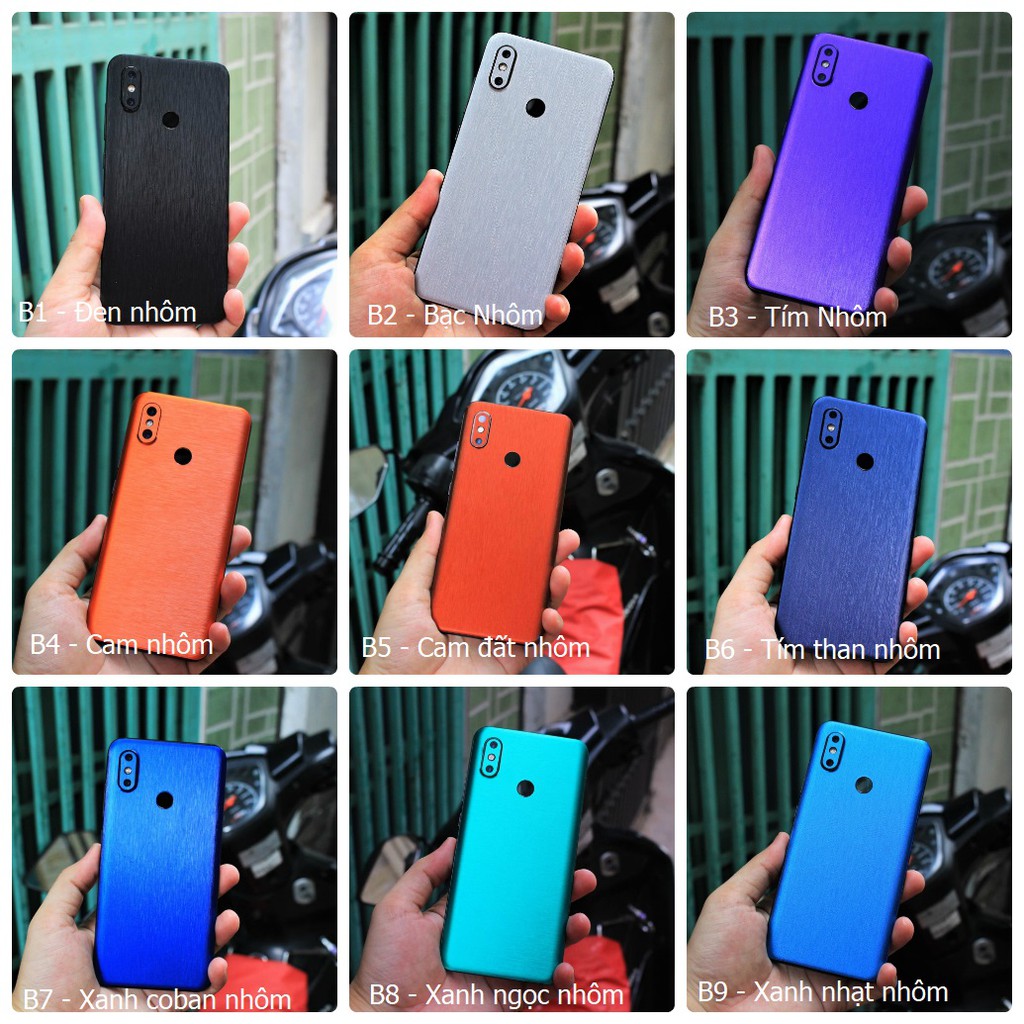 SKin Xiaomi Redmi Note 3 _ Dán skin nhốm xướt cao cấp full mặt lưng (không bao gồm logo)